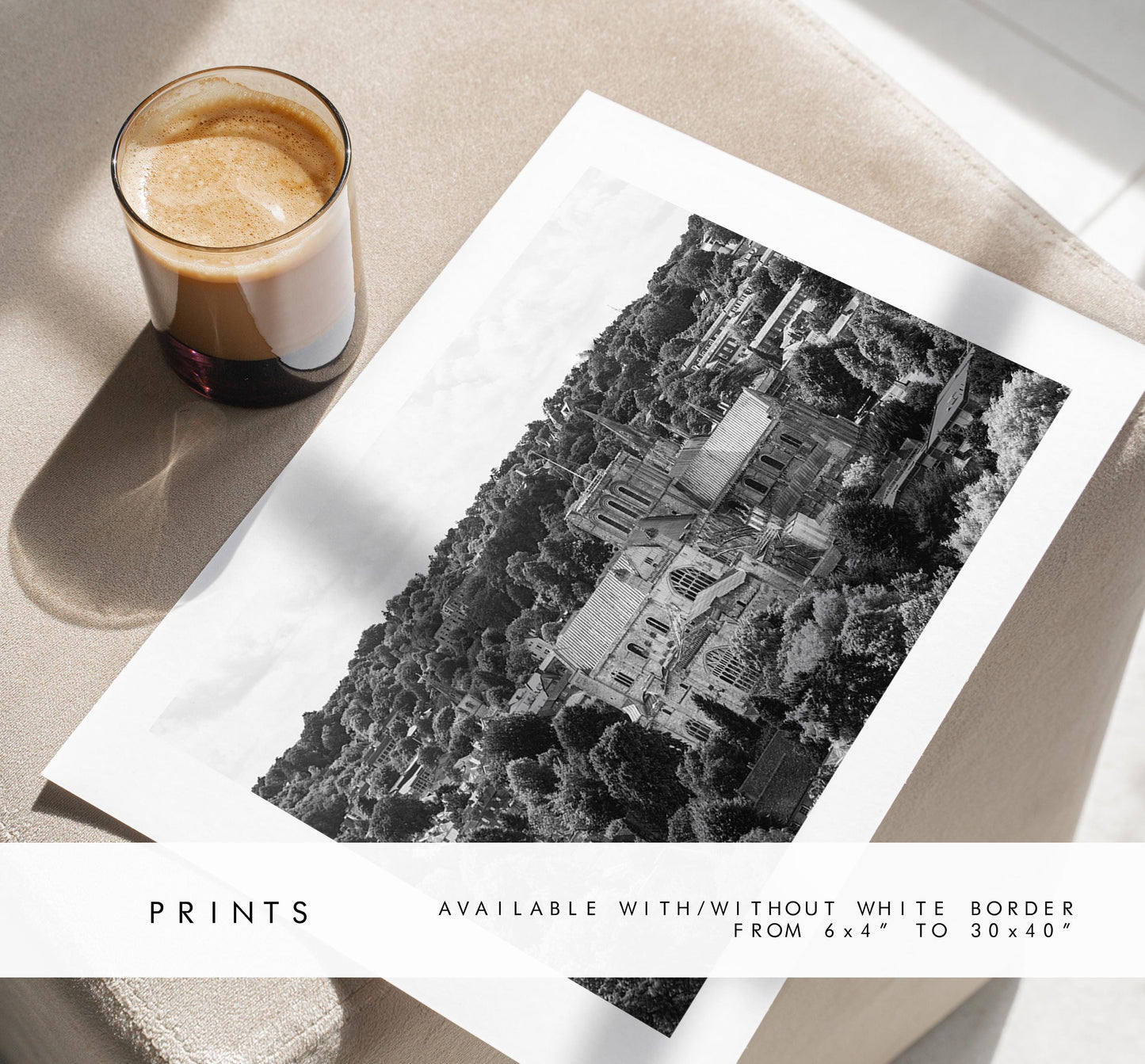 Winchester Black and White Photography Print - Hampshire Photography Prints - Wall Art -  Frame and Canvas Options - Landscape  - UK