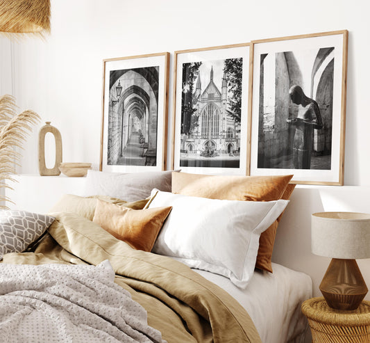 Winchester Black and White Print Set x3 - Prints or Framed Prints - Print Set of Three - Winchester Photography - Hampshire Photography
