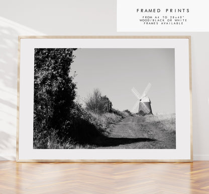 Halnaker Windmill Photography Print - West Sussex Photography Prints - Wall Art -  Frame and Canvas Options - Landscape  - UK