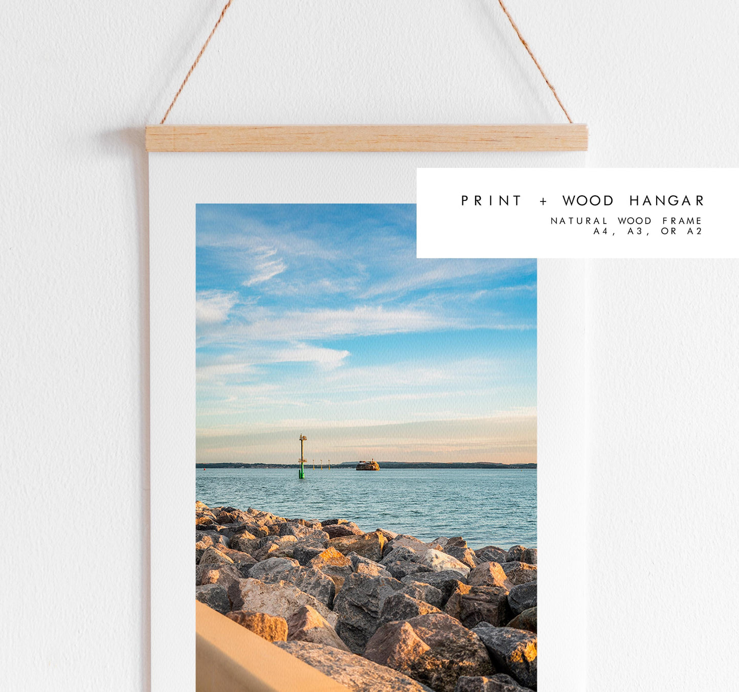 Southsea Seafront - Photography Print - Portsmouth and Southsea Prints - Wall Art -  Frame and Canvas Options -  Portrait