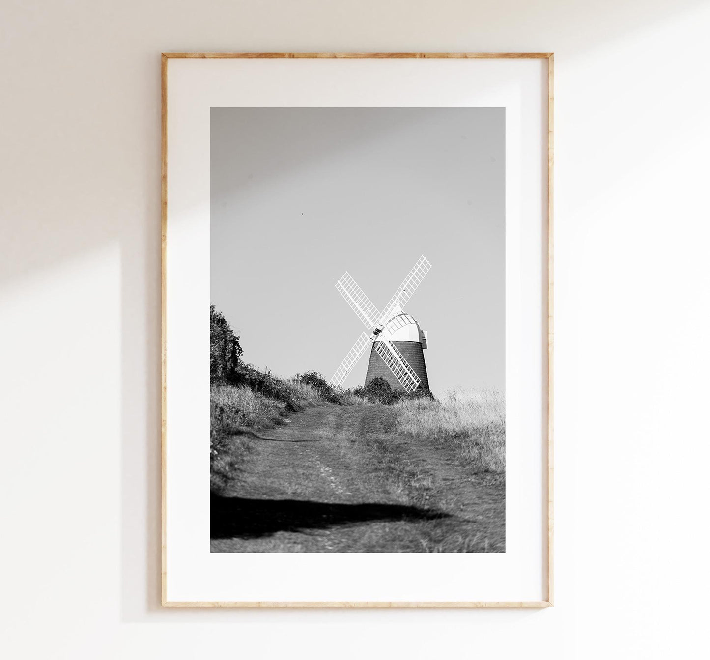 Halnaker Windmill Photography Print - West Sussex Photography Prints - Wall Art -  Frame and Canvas Options - Portrait  - UK