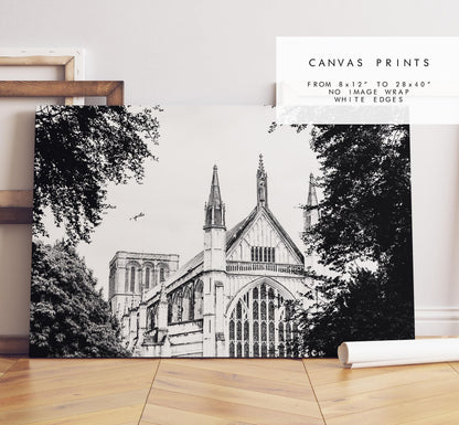 Winchester Black and White Photography Print - Hampshire Photography Prints - Wall Art -  Frame and Canvas Options - Landscape  - UK