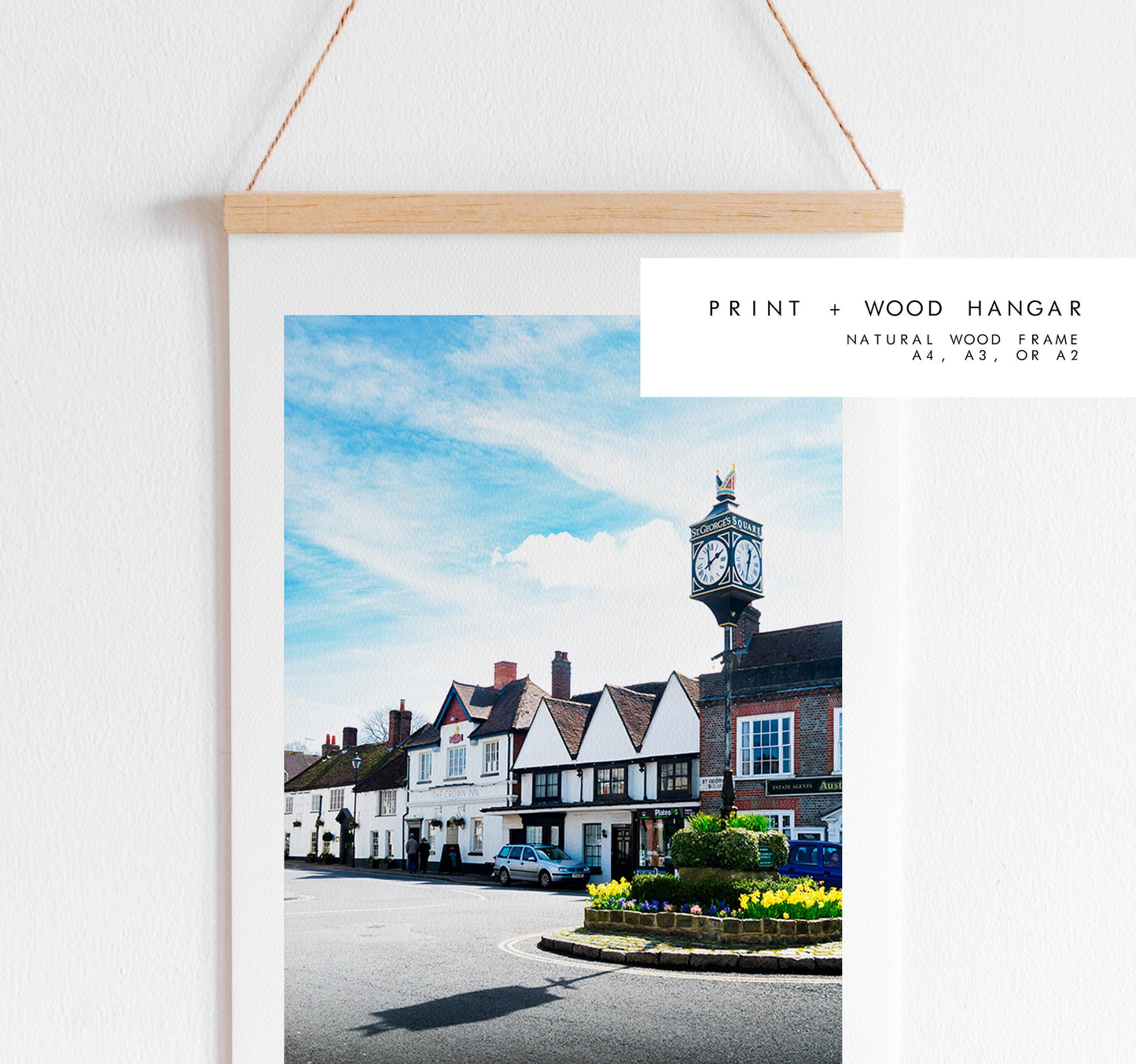 Bishops Waltham Photography Print - Hampshire Photography Prints - Wall Art -  Frame and Canvas Options - Portrait  - UK