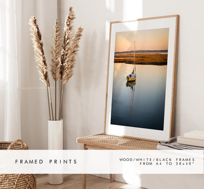 Keyhaven Photography Print - Hampshire Photography Prints - Wall Art -  Frame and Canvas Options - Portrait  - UK