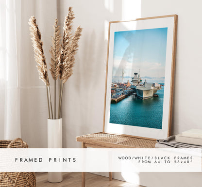 HMS Queen Elizabeth - Photography Print - Portsmouth and Southsea Prints - Wall Art -  Frame and Canvas Options - Portrait