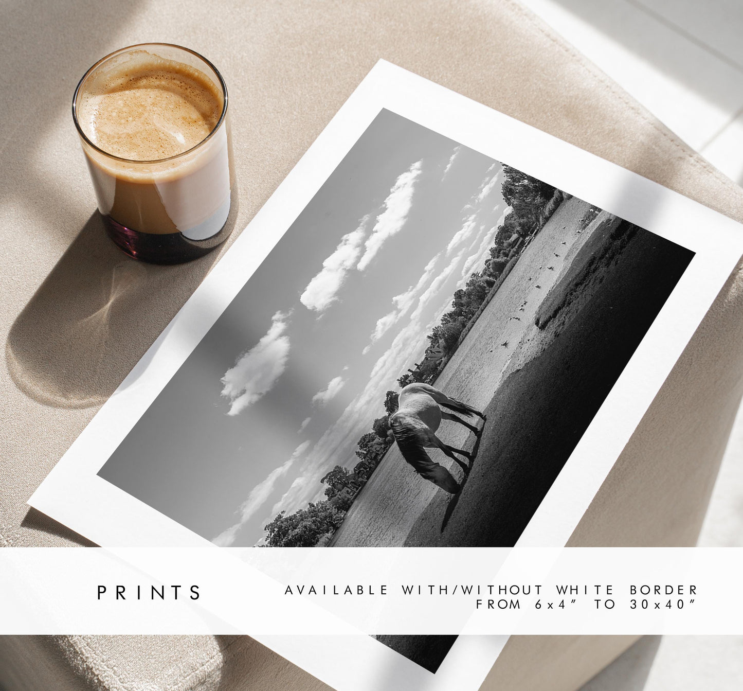 Beaulieu Black and White Photography Print - Hampshire Photography Prints - Wall Art -  Frame and Canvas Options - Landscape  - UK