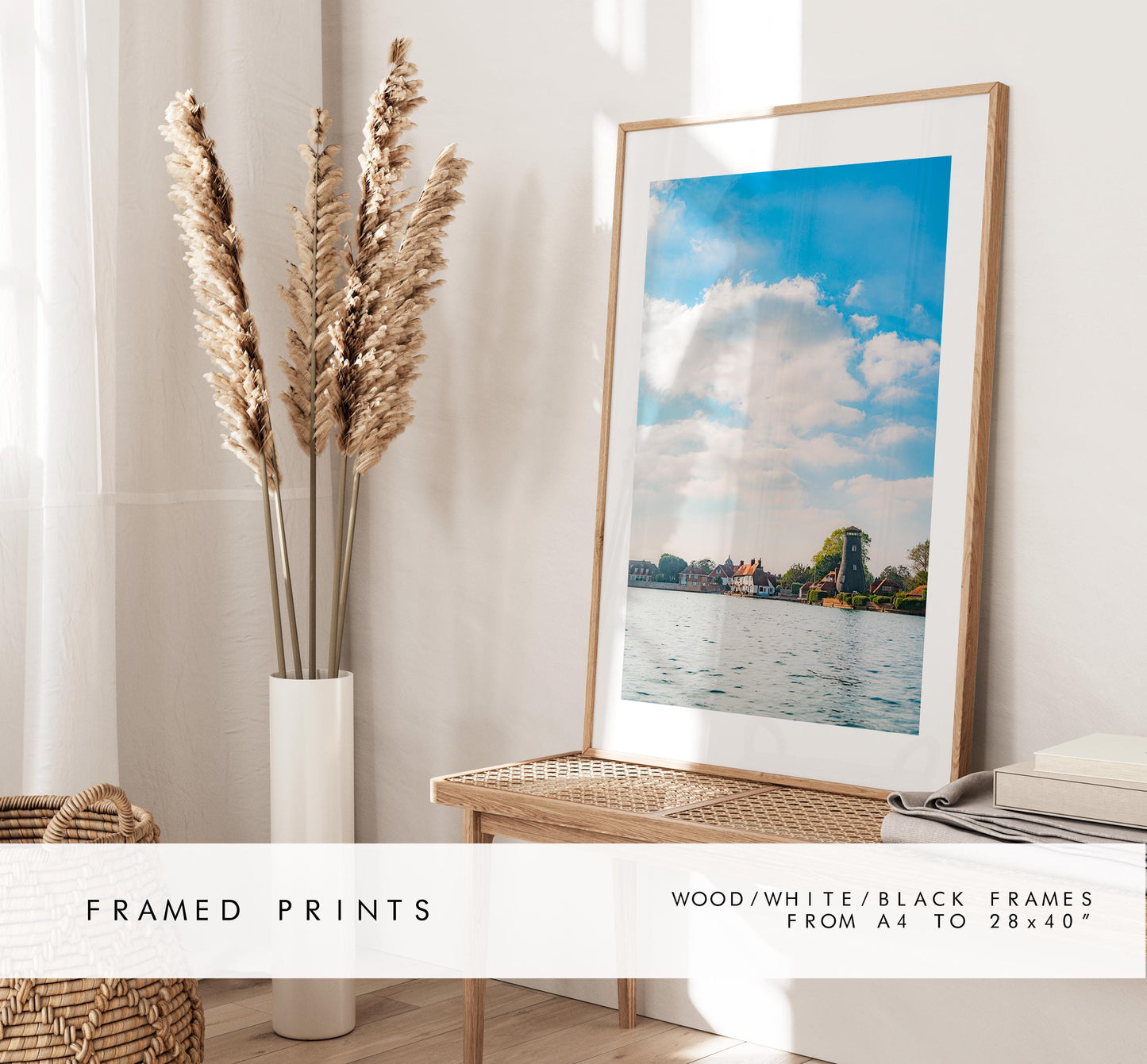 Langstone Photography Print - Hampshire Photography Prints - Wall Art -  Frame and Canvas Options - Portrait  - UK