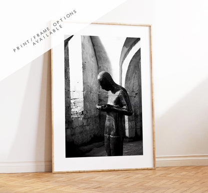 Winchester Black and White Photography Print - Hampshire Photography Prints - Wall Art -  Frame and Canvas Options - Portrait  - UK