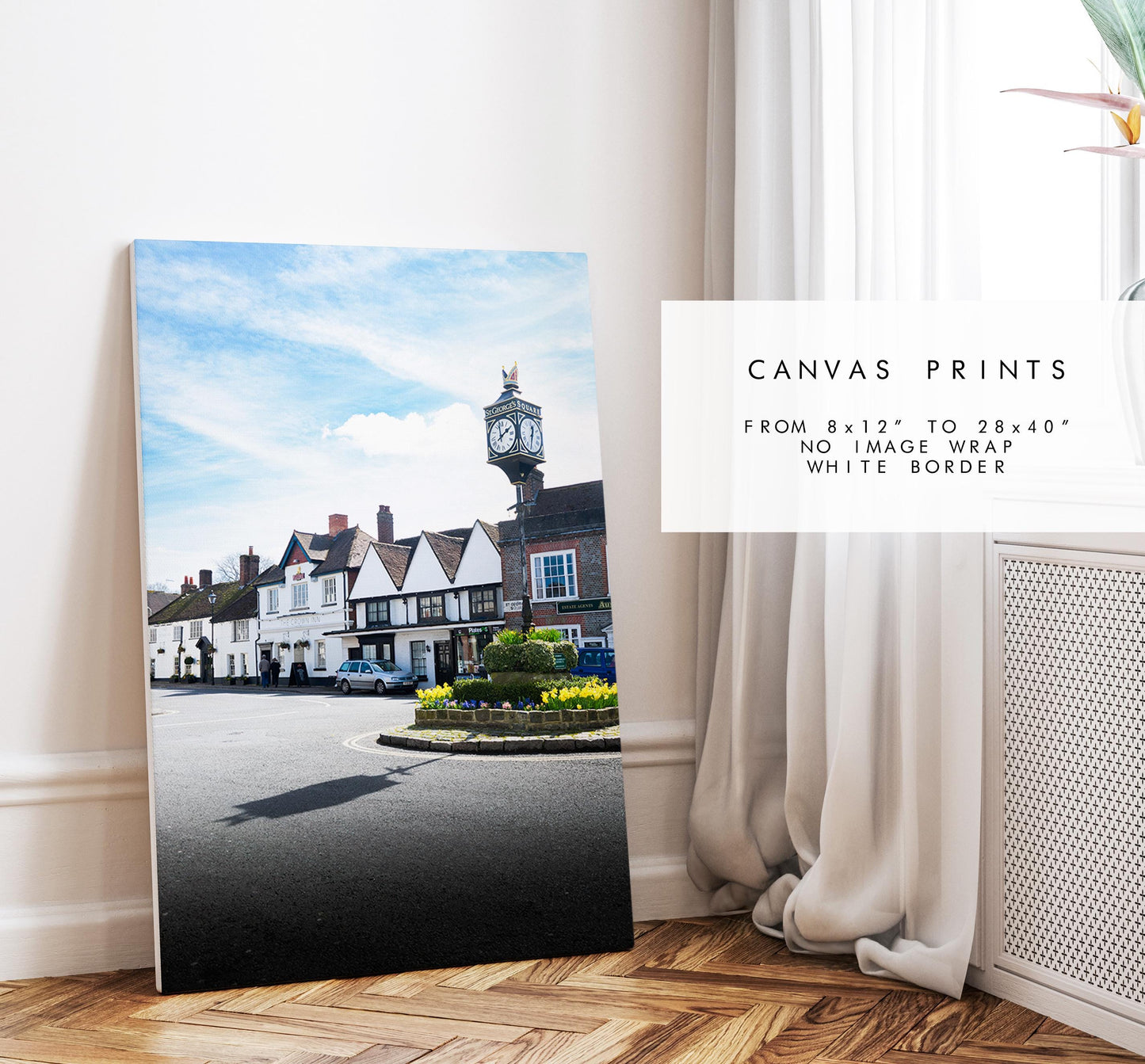 Bishops Waltham Photography Print - Hampshire Photography Prints - Wall Art -  Frame and Canvas Options - Portrait  - UK