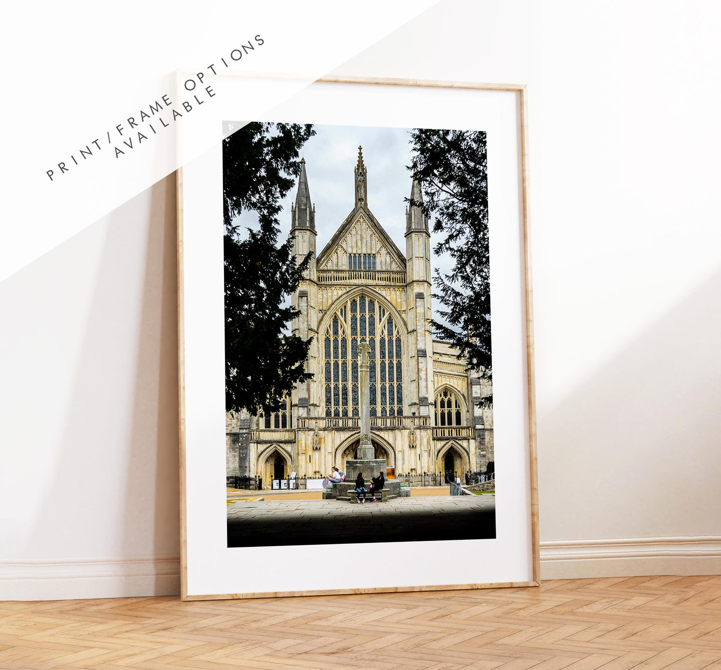 Winchester Cathedral Photography Print - Hampshire Photography Prints - Wall Art -  Frame and Canvas Options - Portrait  - UK
