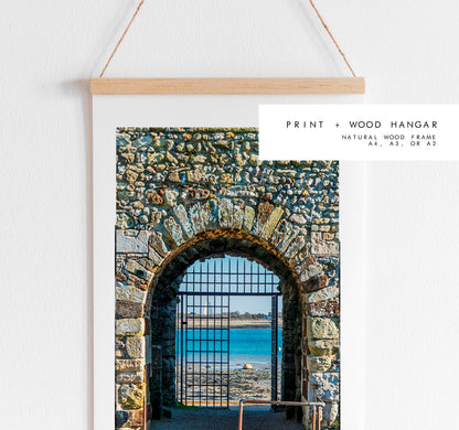 Portchester Castle Photography Print - Hampshire Photography Prints - Wall Art -  Frame and Canvas Options - Portrait  - UK
