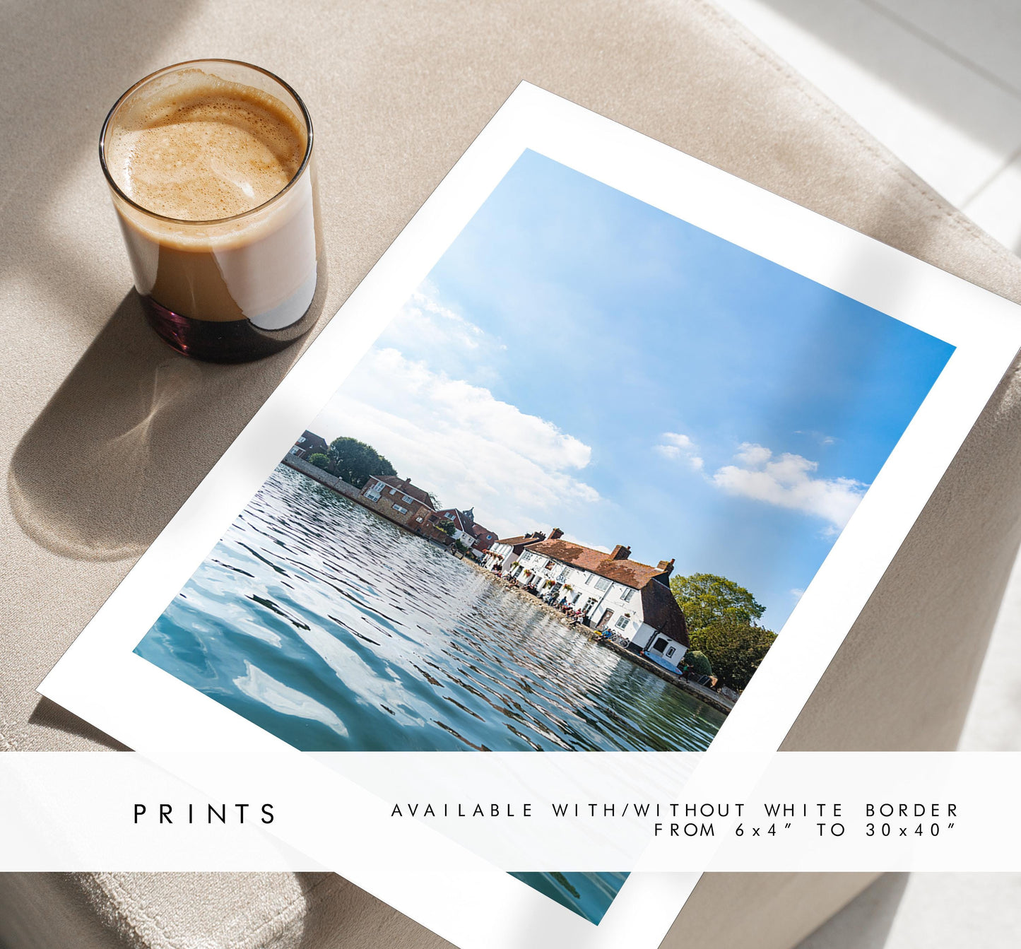 Langstone Photography Print - Hampshire Photography Prints - Wall Art -  Frame and Canvas Options - Portrait  - UK