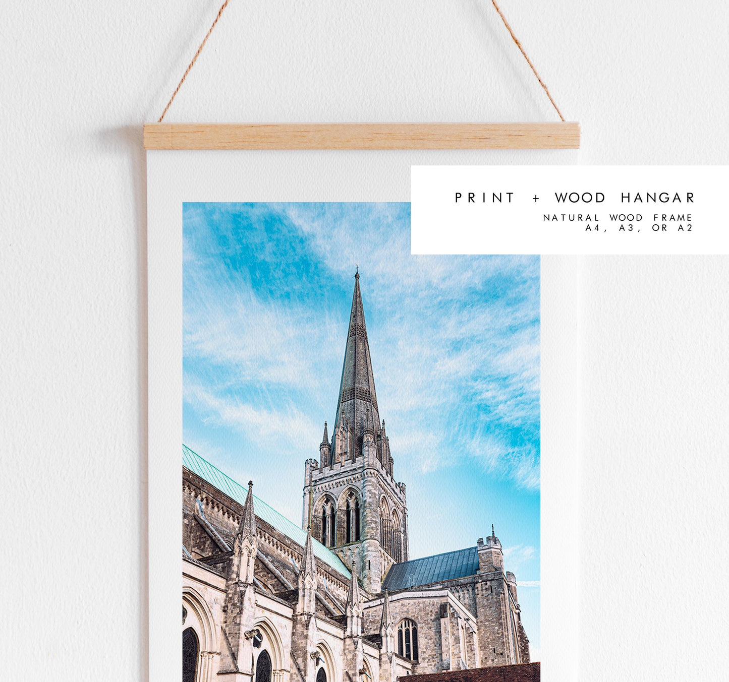 Chichester Print - West Sussex Photography Prints - Wall Art -  Frame and Canvas Options - Portrait  - UK