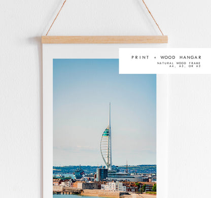 Spinnaker Tower - Photography Print - Portsmouth and Southsea Prints - Wall Art -  Frame and Canvas Options - Portrait