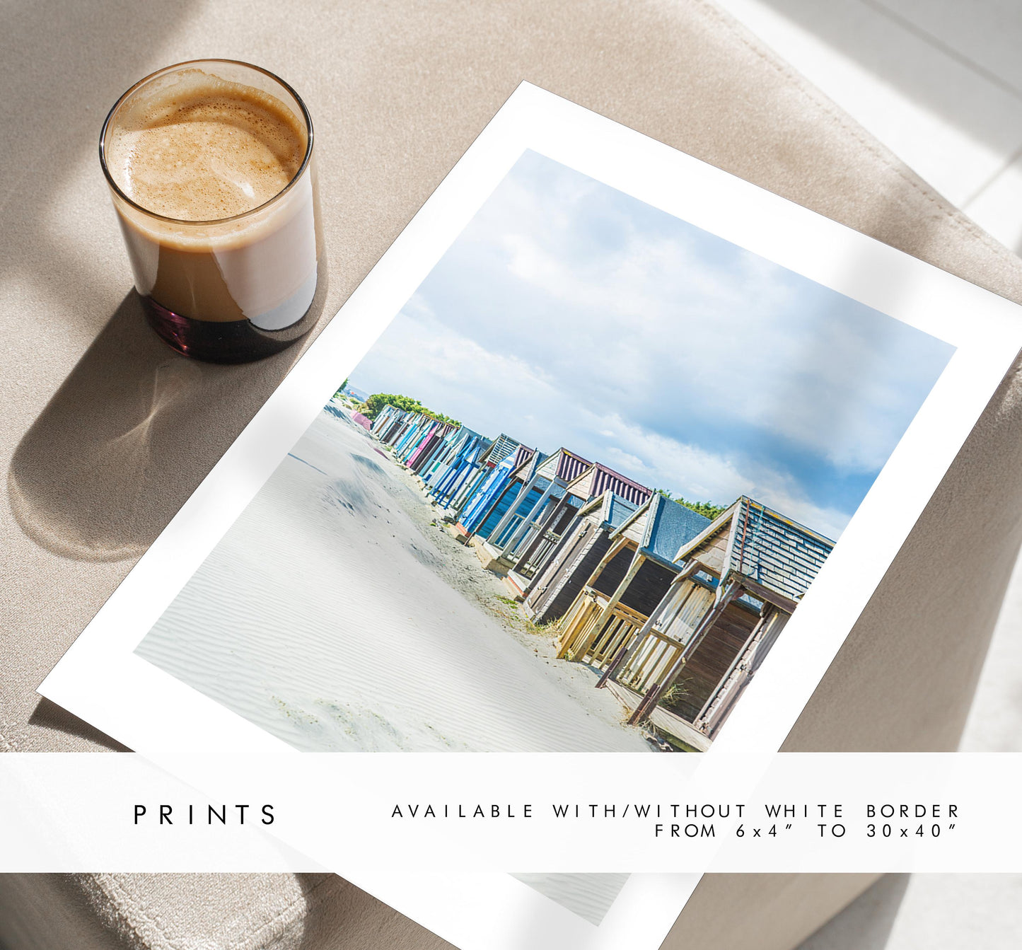 West Wittering Photography Print - West Sussex Photography Prints - Wall Art -  Frame and Canvas Options - Portrait  - UK