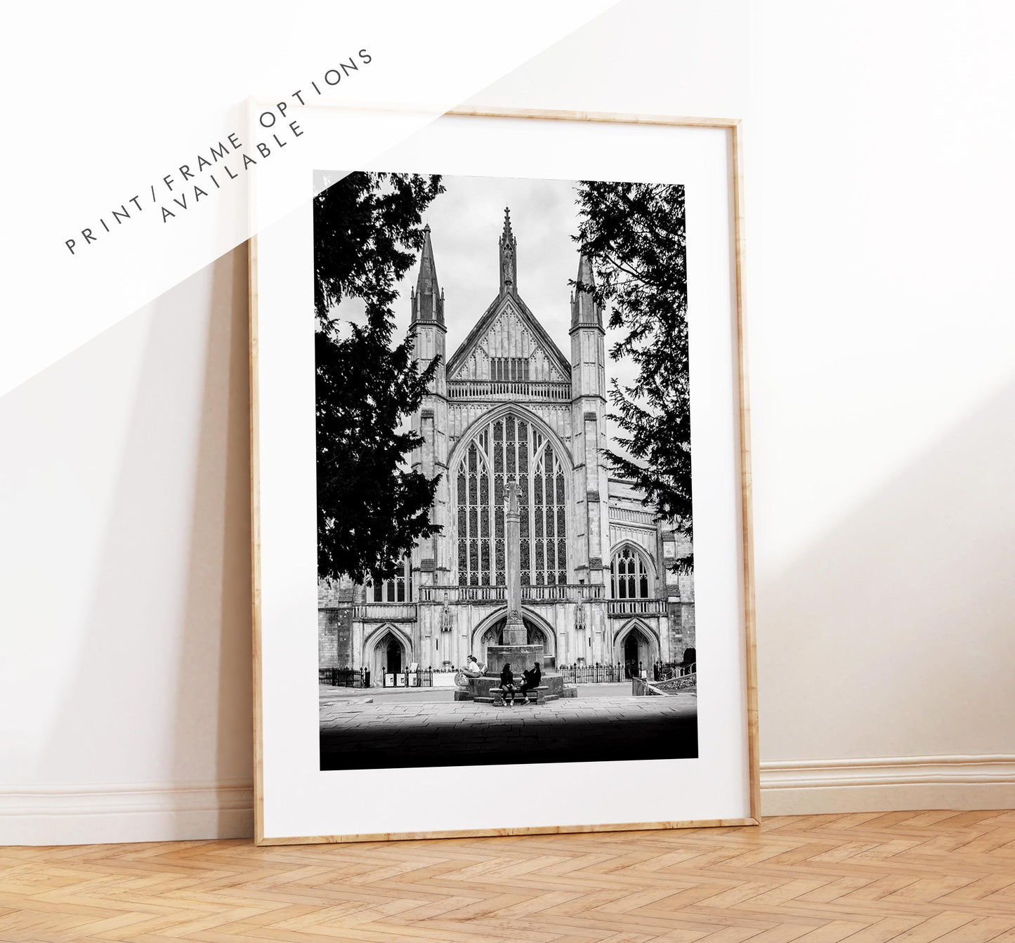 Winchester Black and White Photography Print - Hampshire Photography Prints - Wall Art -  Frame and Canvas Options - Portrait  - UK