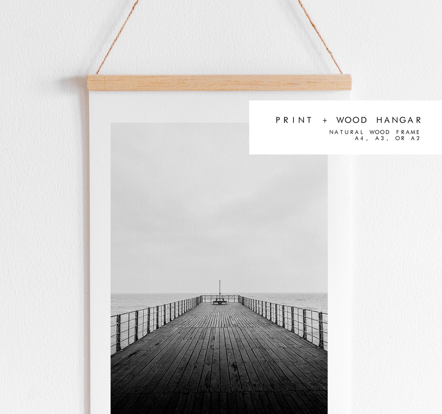 Bognor Regis Pier Photography Print - West Sussex Photography Prints - Wall Art -  Frame and Canvas Options - Portrait  - UK