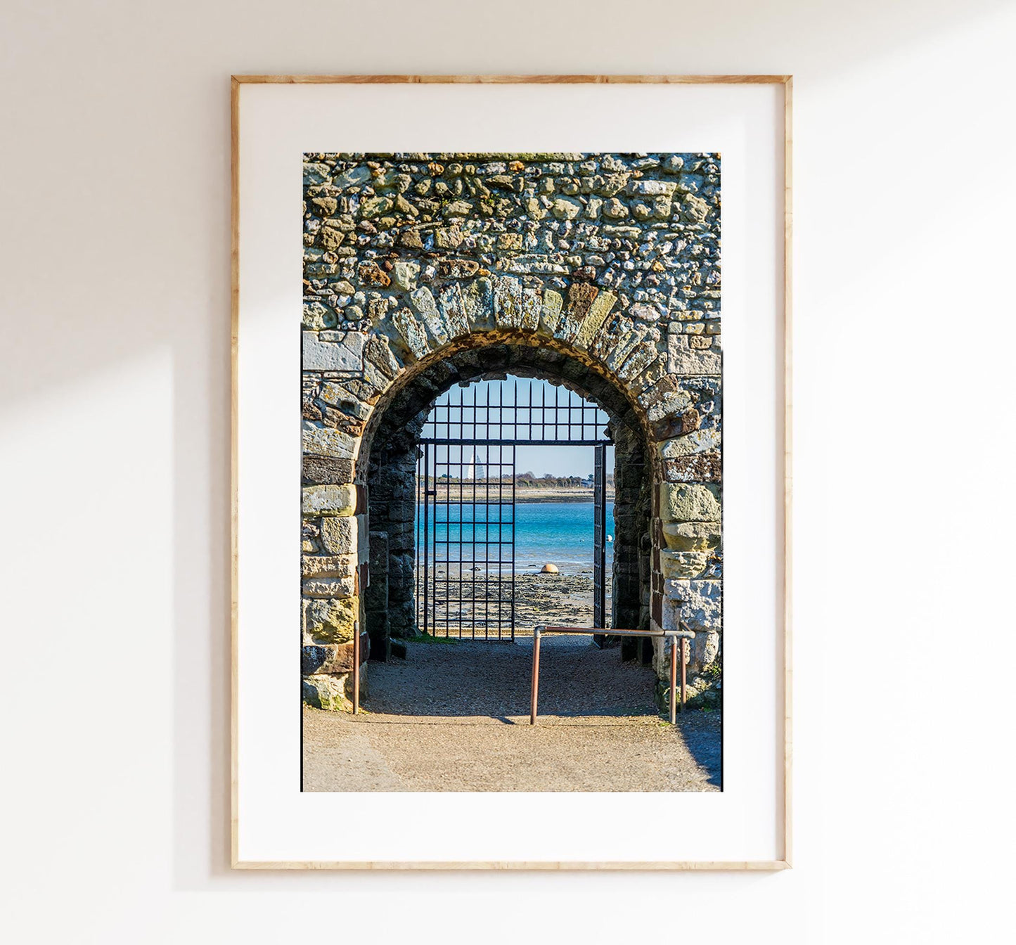 Portchester Castle Photography Print - Hampshire Photography Prints - Wall Art -  Frame and Canvas Options - Portrait  - UK