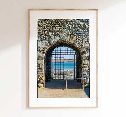 Portchester Castle Photography Print - Hampshire Photography Prints - Wall Art -  Frame and Canvas Options - Portrait  - UK