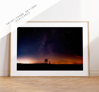 Night Sky Photography Print - New Forest - Hampshire Photography Prints - Wall Art -  Frame and Canvas Options - Landscape  - UK