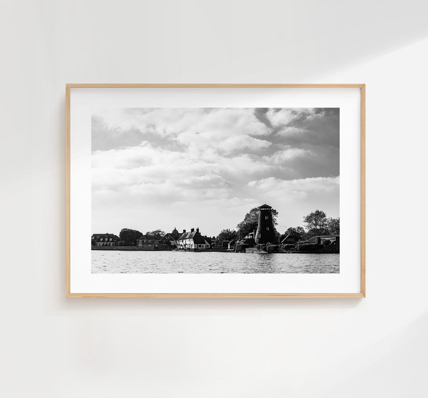 Langstone Black and White Photography Print - Hampshire Photography Prints - Wall Art -  Frame and Canvas Options - Landscape  - UK