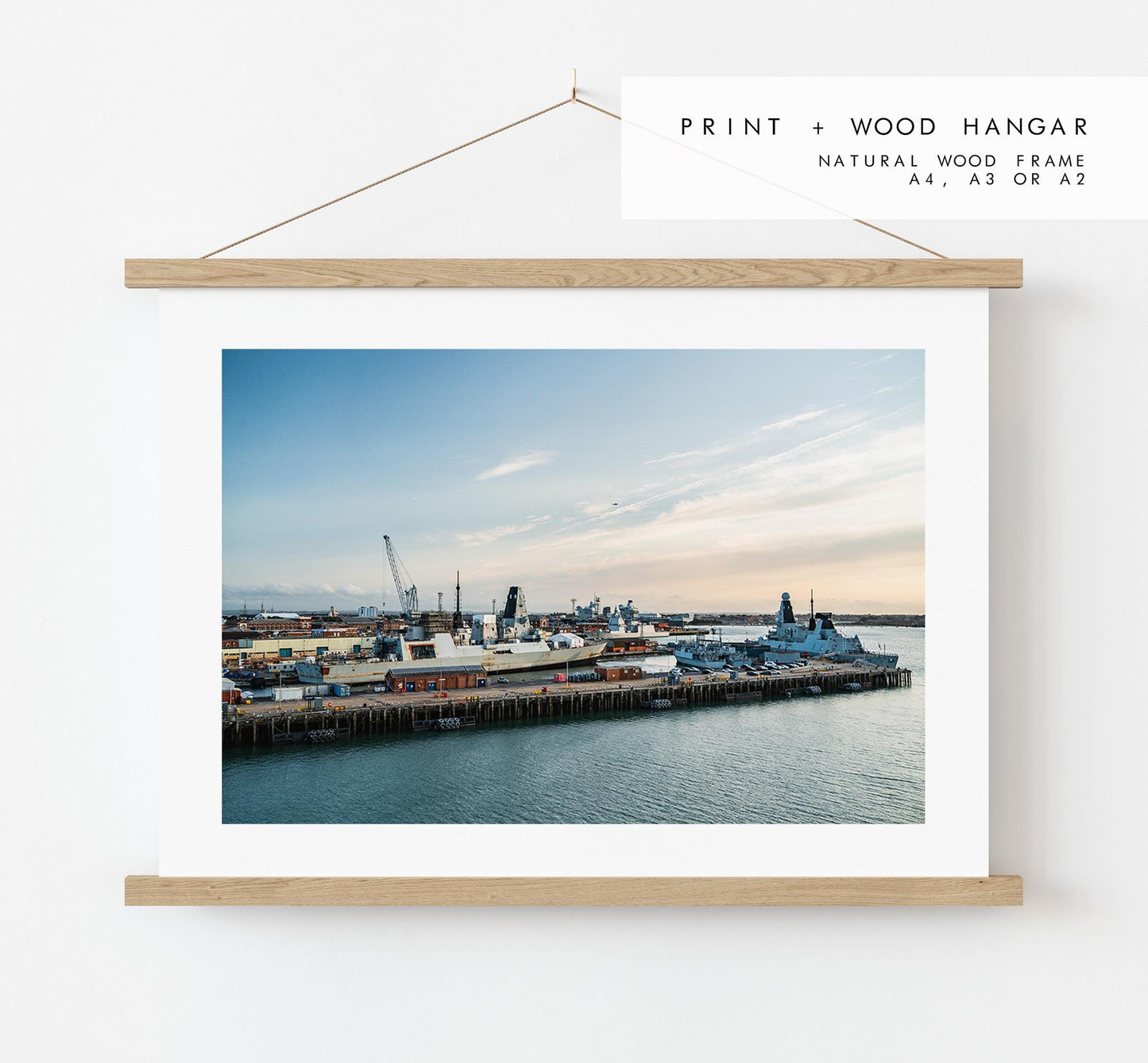 Portsmouth Dockyard - Photography Print - Portsmouth and Southsea Prints - Wall Art -  Frame and Canvas Options - Landscape