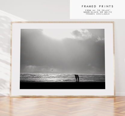 Wittering Beach Photography Print - West Sussex Photography Prints - Wall Art -  Frame and Canvas Options - Landscape  - UK