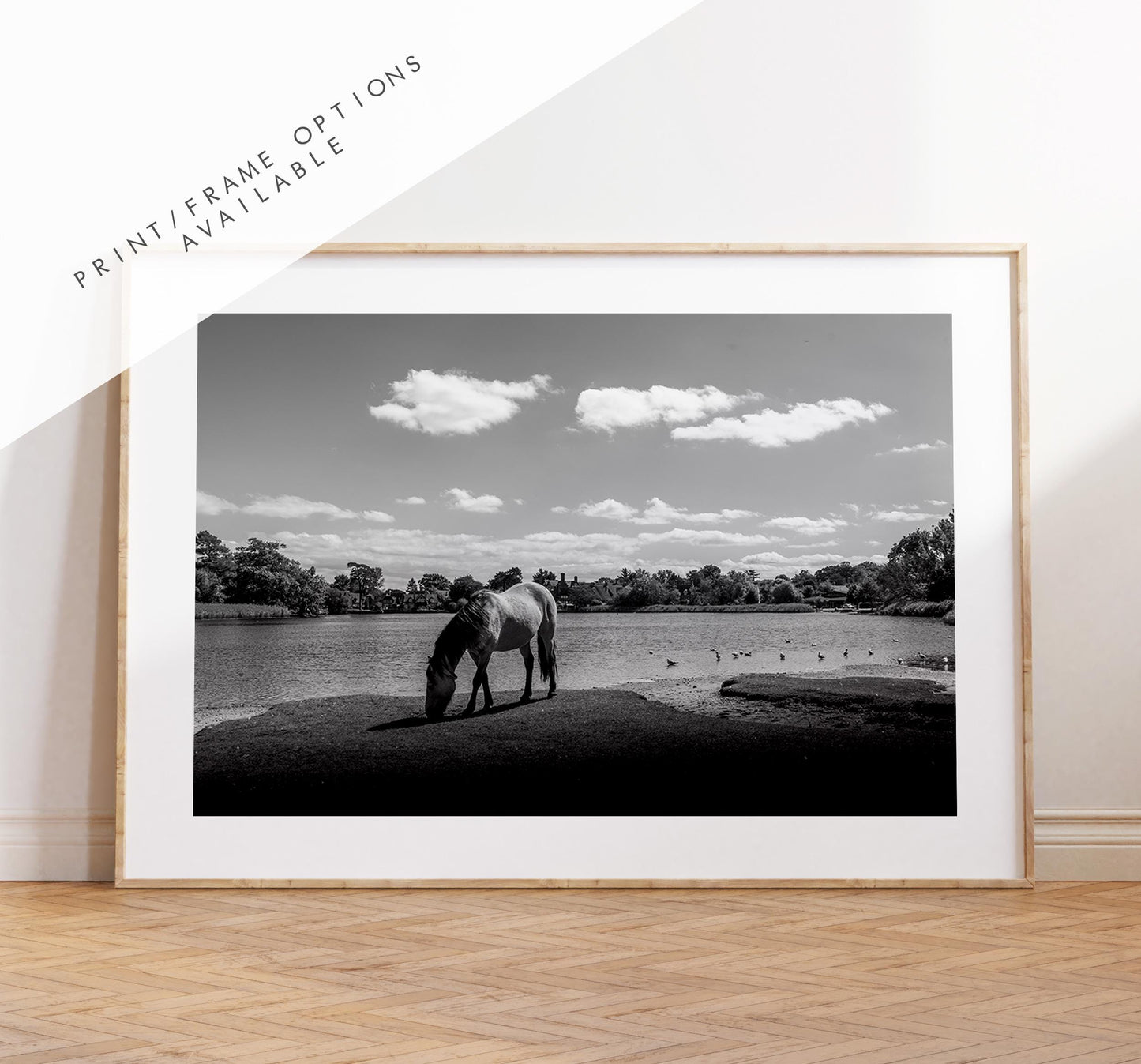 Beaulieu Black and White Photography Print - Hampshire Photography Prints - Wall Art -  Frame and Canvas Options - Landscape  - UK