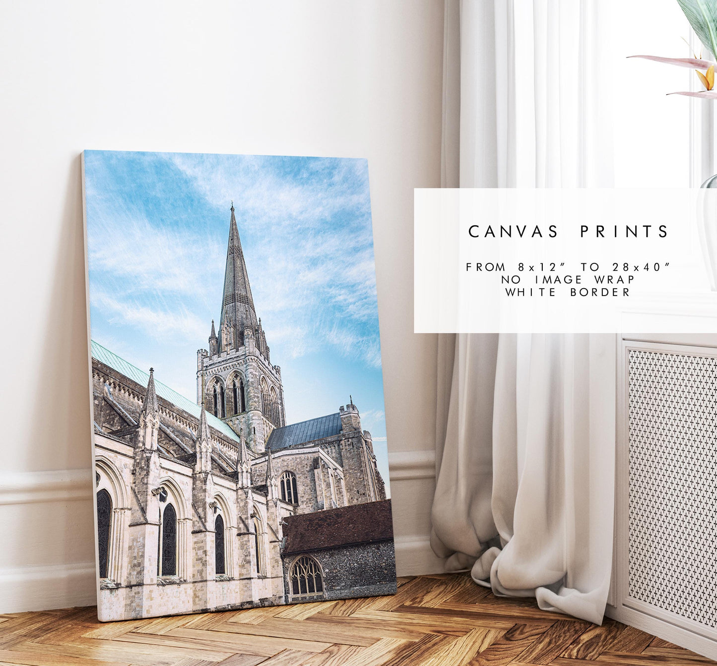 Chichester Print - West Sussex Photography Prints - Wall Art -  Frame and Canvas Options - Portrait  - UK