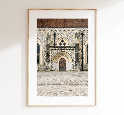 Winchester Great Hall Photography Print - Hampshire Photography Prints - Wall Art -  Frame and Canvas Options - Portrait  - UK