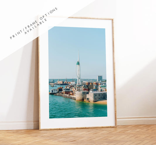 Spinnaker Tower - Photography Print - Portsmouth and Southsea Prints - Wall Art -  Frame and Canvas Options - Portrait
