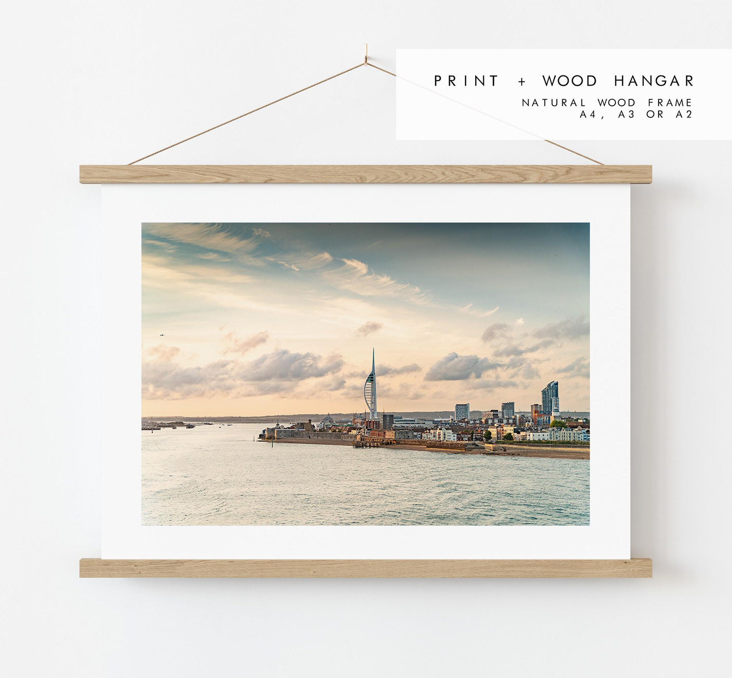 Portsmouth Sunset - Photography Print - Portsmouth and Southsea Prints - Wall Art -  Frame and Canvas Options - Landscape