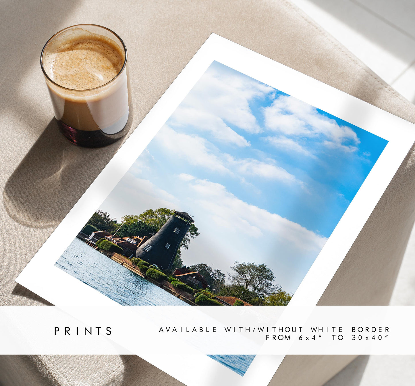 Langstone Photography Print - Hampshire Photography Prints - Wall Art -  Frame and Canvas Options - Portrait  - UK