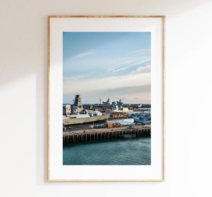 Portsmouth Dockyard - Photography Print - Portsmouth and Southsea Prints - Wall Art -  Frame and Canvas Options - Portrait