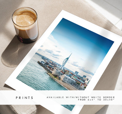 Portsmouth Print -  Photography Print - Portsmouth and Southsea Prints - Wall Art -  Frame and Canvas Options - Portrait