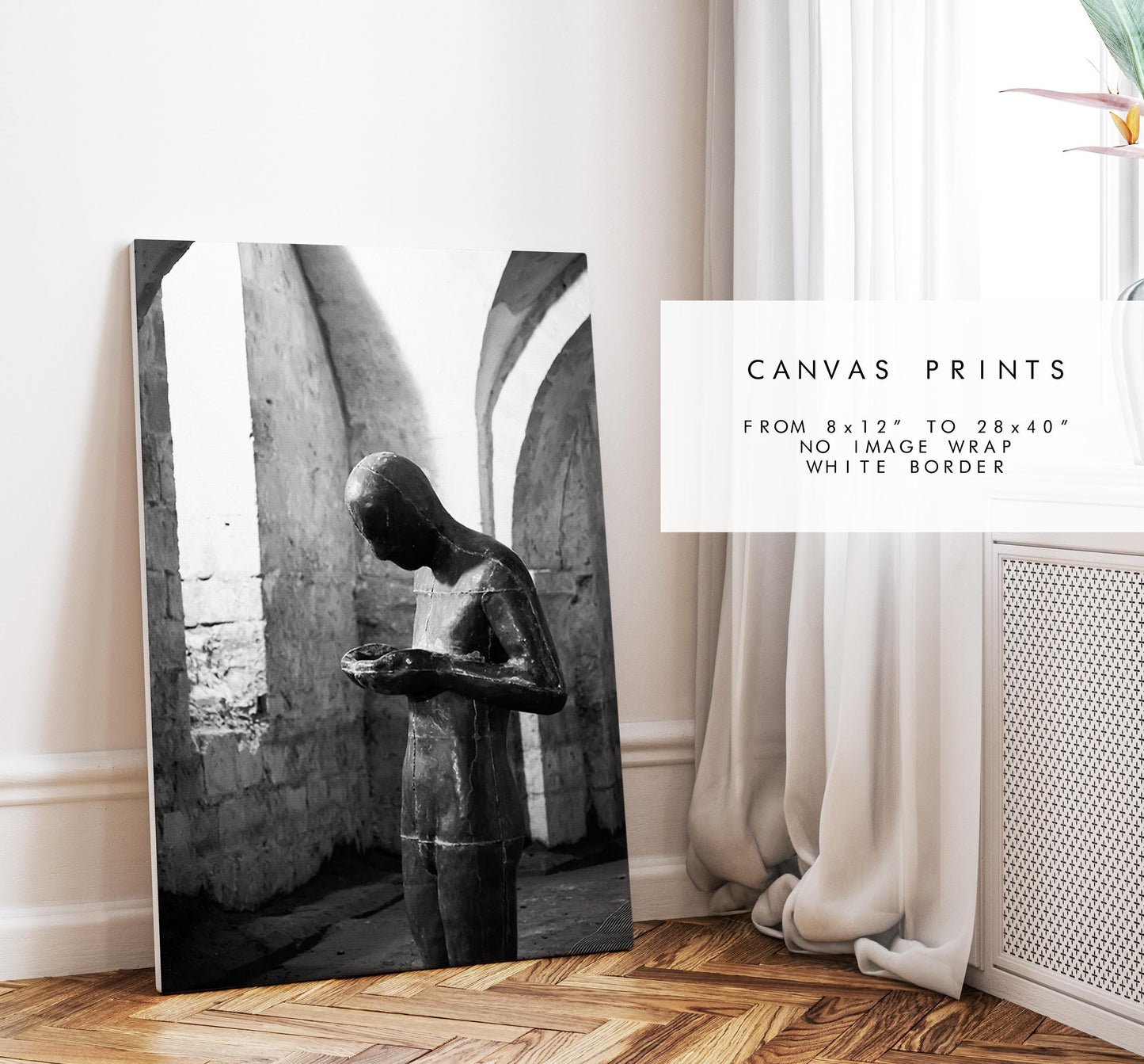 Winchester Black and White Photography Print - Hampshire Photography Prints - Wall Art -  Frame and Canvas Options - Portrait  - UK