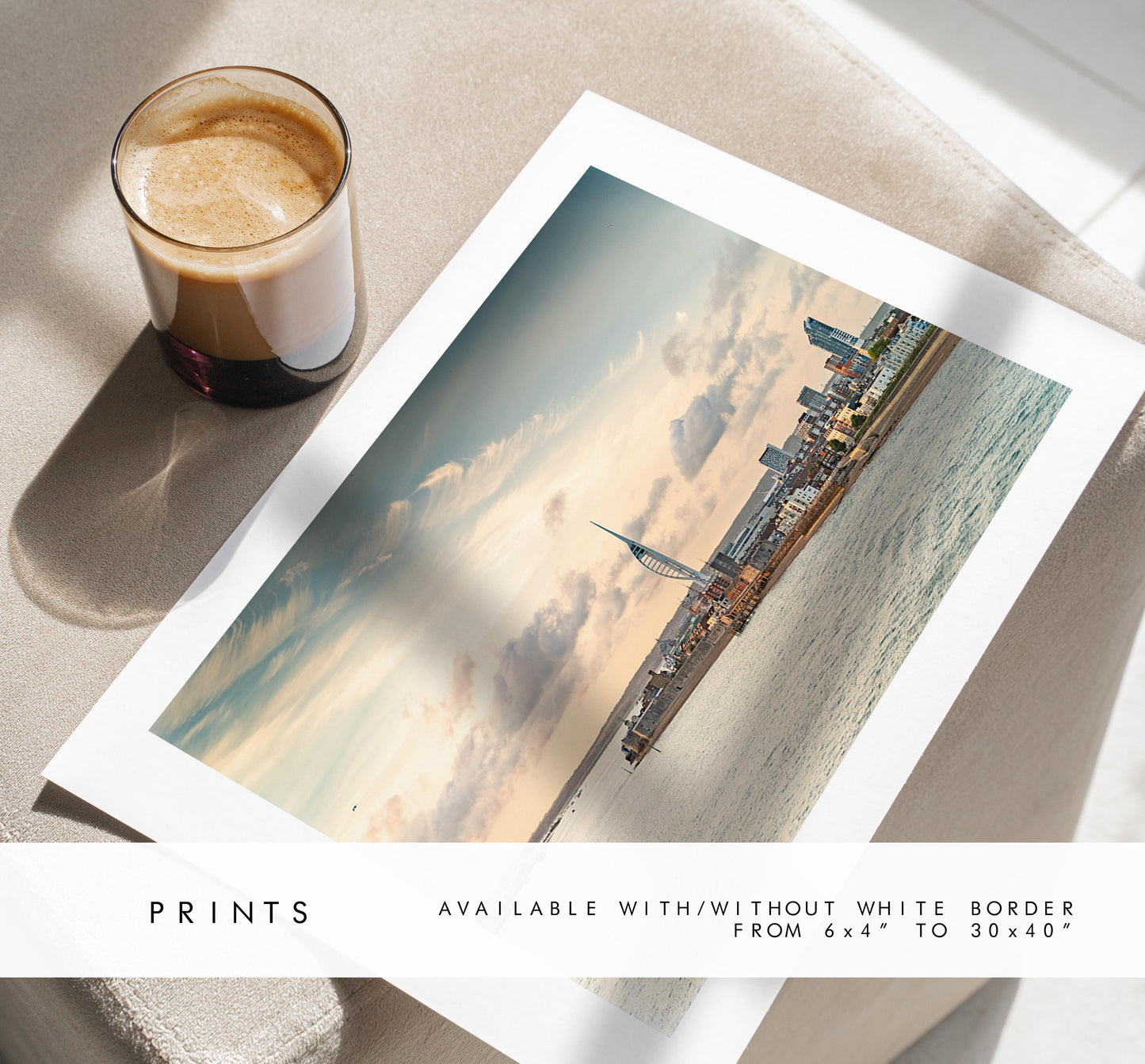 Portsmouth Sunset - Photography Print - Portsmouth and Southsea Prints - Wall Art -  Frame and Canvas Options - Landscape