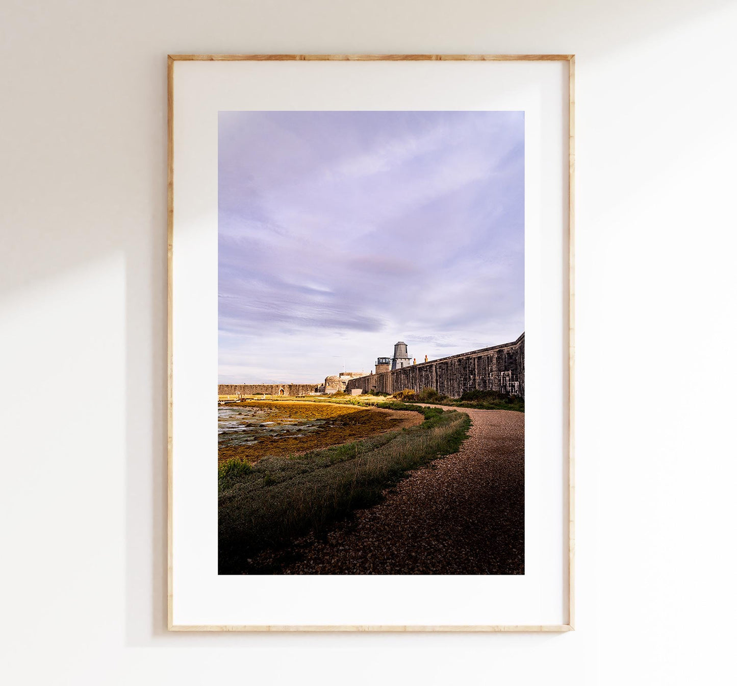 Hurst Castle Photography Print - Hampshire Photography Prints - Wall Art -  Frame and Canvas Options - Portrait  - UK