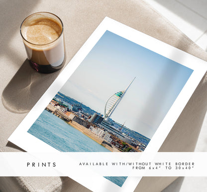 Spinnaker Tower - Photography Print - Portsmouth and Southsea Prints - Wall Art -  Frame and Canvas Options - Portrait