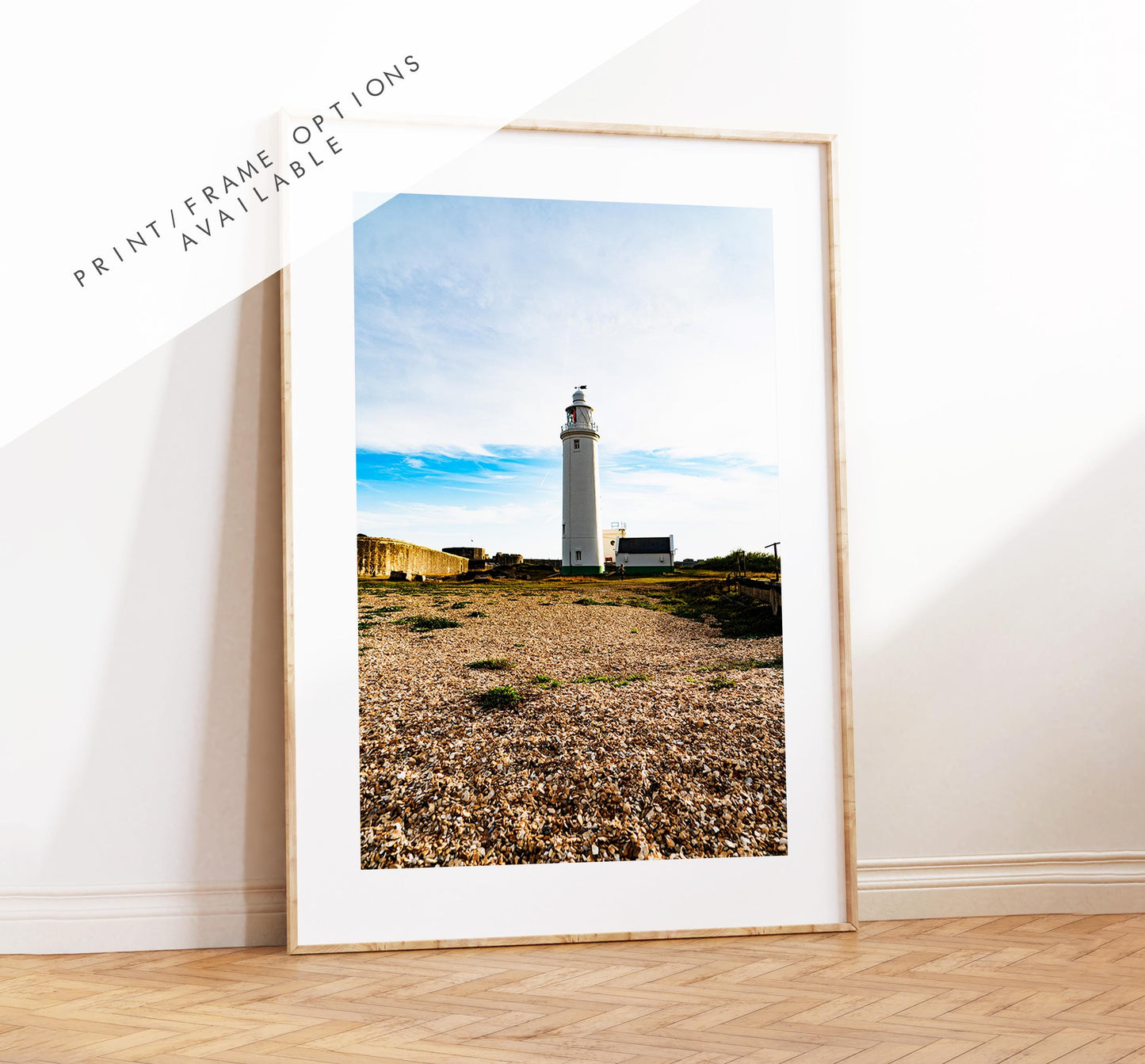 Hurst Point Lighthouse Photography Print - Hampshire Photography Prints - Wall Art -  Frame and Canvas Options - Portrait  - UK