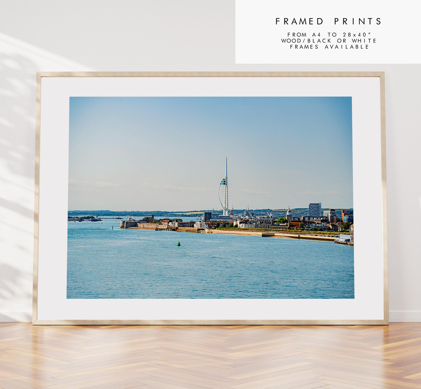 Spinnaker Tower - Photography Print - Portsmouth and Southsea Prints - Wall Art -  Frame and Canvas Options - Landscape