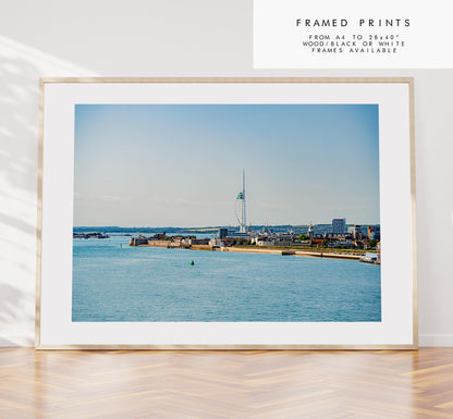 Spinnaker Tower - Photography Print - Portsmouth and Southsea Prints - Wall Art -  Frame and Canvas Options - Landscape