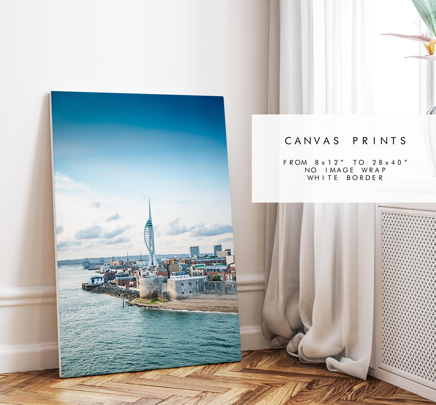 Portsmouth Print -  Photography Print - Portsmouth and Southsea Prints - Wall Art -  Frame and Canvas Options - Portrait