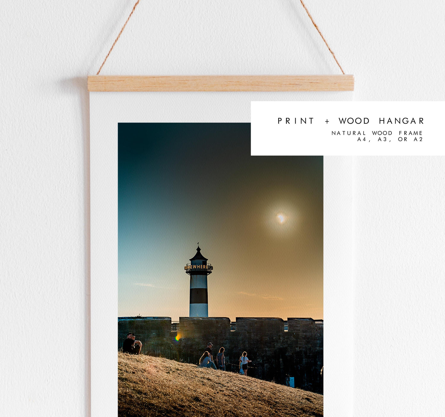 Southsea Eclipse - Photography Print - Portsmouth and Southsea Prints - Wall Art -  Frame and Canvas Options -  Portrait