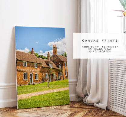 Bucklers Hard Photography Print - Hampshire Photography Prints - Wall Art -  Frame and Canvas Options - Portrait  - UK