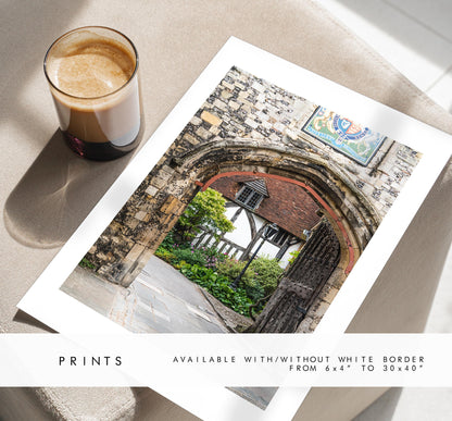 Winchester Photography Print - Hampshire Photography Prints - Wall Art -  Frame and Canvas Options - Portrait  - UK