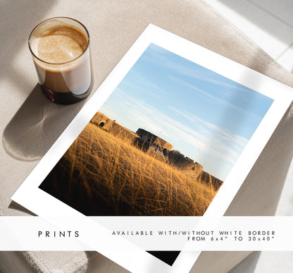 Hurst Castle Photography Print - Hampshire Photography Prints - Wall Art -  Frame and Canvas Options - Portrait  - UK