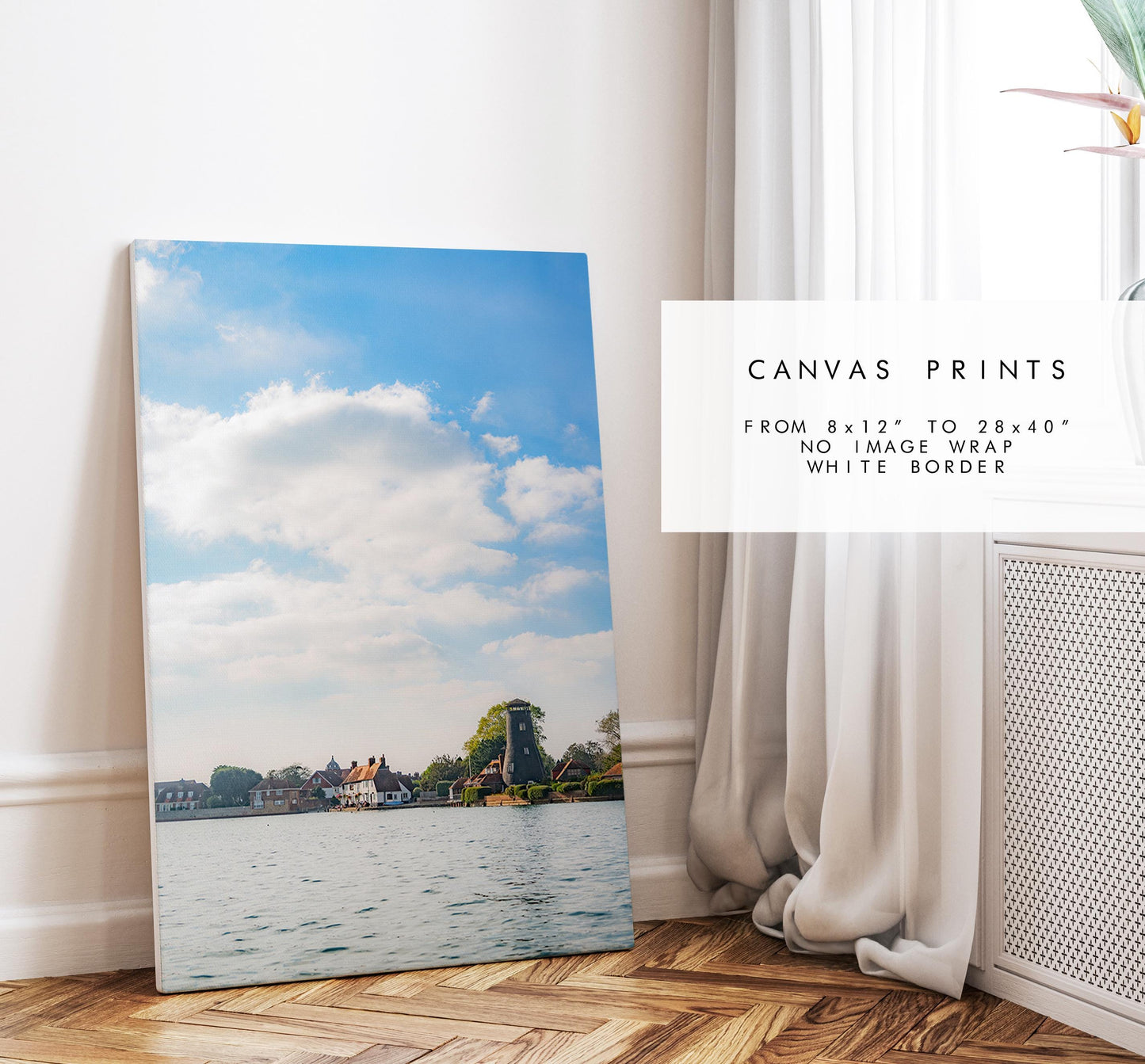 Langstone Photography Print - Hampshire Photography Prints - Wall Art -  Frame and Canvas Options - Portrait  - UK
