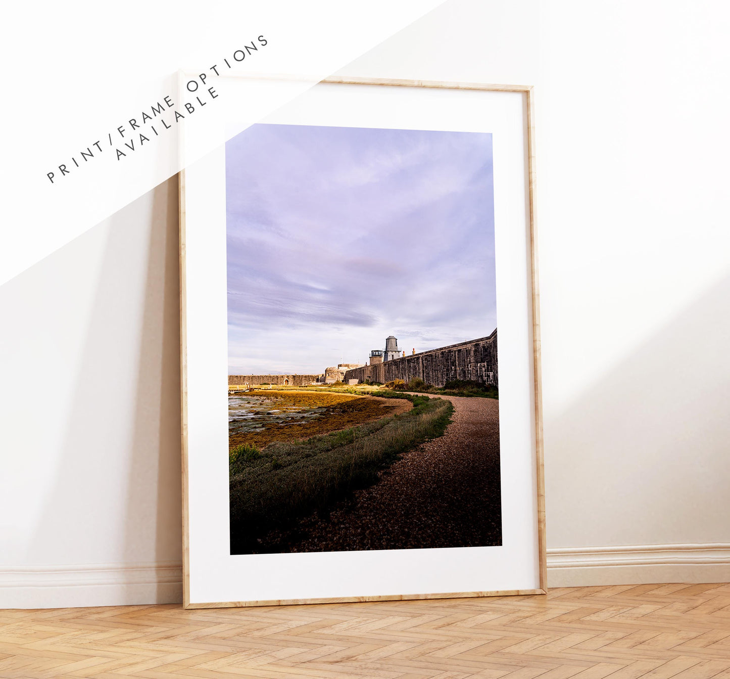 Hurst Castle Photography Print - Hampshire Photography Prints - Wall Art -  Frame and Canvas Options - Portrait  - UK