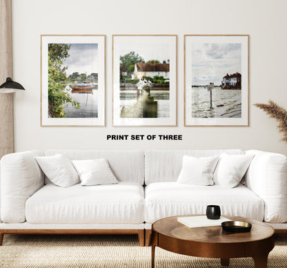 Bosham Print Set x3 - Prints or Framed Prints - Print Set of Three - Bosham Photography Prints - West Sussex Photography